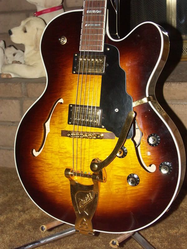 Guild X180 w/ custom pickguard Let's Talk Guild